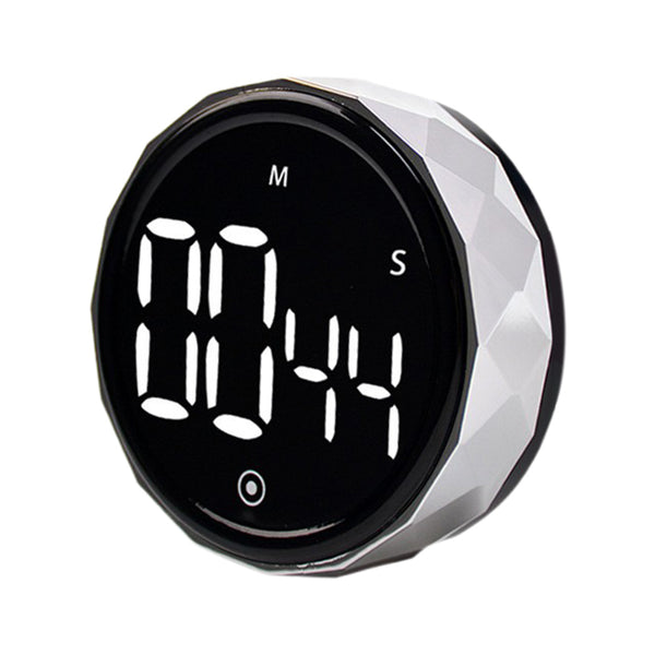 Digital Display Kitchen Timer Countdown Countup Cooking Alarm White
