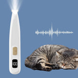 Cordless LED Dual-Speed Pet Paw Trimmer for Dogs & Cats White