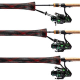 2Pcs Fishing Rod Socks with Elastic Strap Fishing Rod Sleeve - Red