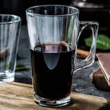 2 PCS 440ml Thick Glass Mugs for Juice Drinks Wine for Home and Office
