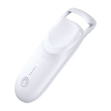 Heated Eyelash Curler – Portable Electric Lash Curler for Long-Lasting Natural Curls Cream White