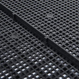 8 PCS Plastic Aquarium Grid Divider Set for Fish Tanks and Breeding Black