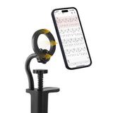 Guitar Phone Holder No Drill Mobile Phone Mount with Rotatable Arm