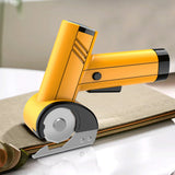 Cordless Electric Scissors with 2 Blades for Cardboard & Fabric Yellow