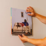 4PCS Vinyl Record Wall Mount Display for 1LP 2LP Clear