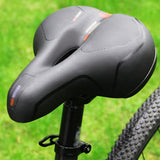Air Cushion Shock Absorbing Mountain Bike Saddle Seat Comfortable Red