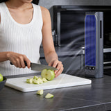 Rechargeable Bladeless Tower Fan USB for Wall Floor Desk Use Grey