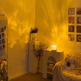 Ocean Wave Lights Projector Lamp Touch Control Night Light Room Decor