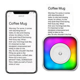 Mini Bluetooth RGB Light Printer Inkless Thermal Printer for Scrapbooks Labels Photos Memos