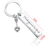 Best Friend Keychain Stainless Steel Key Chain for Friendship Gifts