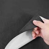 Self-Adhesive Faux Suede Repair Patch for Car Interior Door Panels Black