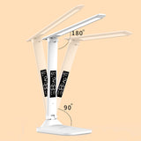 LED Desk Lamp Bedside Study Reading Table USB Charging Adjustable Light