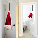 2Pcs Adjustable Wreath Hanger Over The Door Wreath Hook Hanger for Christmas Wreath Decoration