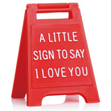 A Little Sign to Say I Love You Mini Plaque Ornament for Home Desk Decor