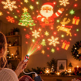 Christmas Projection Light USB with Assorted Lenses for Ceiling Style 1