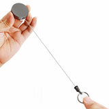 3 in 1 Heavy Duty Large Retractable Key Chain Badge Holder ID Card Holder