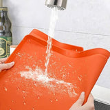 Silicone Protective Mat  for 28 Inches Blackstone Grill Cooking Surface Protective Cover Orange