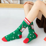 4 Pairs of Christmas Socks Funny Cotton Socks Style 1