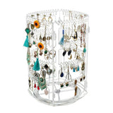 Rotatable Earring Holder Organizer Foldable Necklace Organizer Jewelry Holder Earring Display Stand