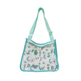 Children Beach Mesh Storage Bag Shell Collection Bag Beach Sand Toy Seashell Bag Green Dinosaur