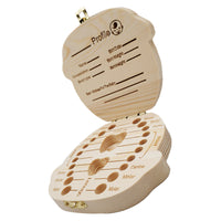 1Pc or 2Pcs Kids and Baby Tooth Keepsake Boxes Boy