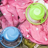6 Pack Floating Lint Mesh Bags for Top Load Washing Machine Reusable Laundry Hair Catcher Laundry Ball