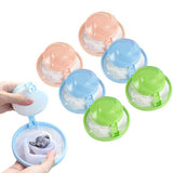 6 Pack Floating Lint Mesh Bags for Top Load Washing Machine Reusable Laundry Hair Catcher Laundry Ball