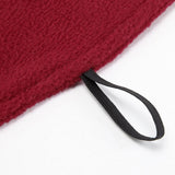 3XL Pet Dog Warm Coat Fleece Jacket Jumper Sweater Winter Clothes-Wine Red