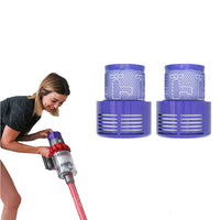 Set of 2Pcs Replacement Filters Compatible with Dyson V10 Vacuum