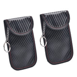 2Pcs Car Key Fob Shielding Bag Anti-Theft Pouches