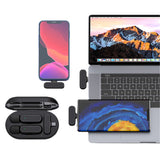 Wireless Lapel Microphone Lavalier Mics with Charging Case for Type-C Interface