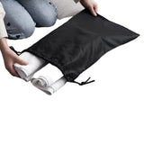 6-Piece Travel Compression Packing Bags Packing Organizers Black