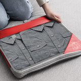6-Piece Travel Compression Packing Bags Packing Organizers Red
