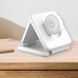 3-in-1 Magnetic Wireless Charger Stand Foldable Charging Station White