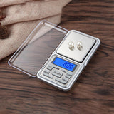 Mini Digital Pocket Scale 0.01g/500g Portable Kitchen LCD Gram Scale