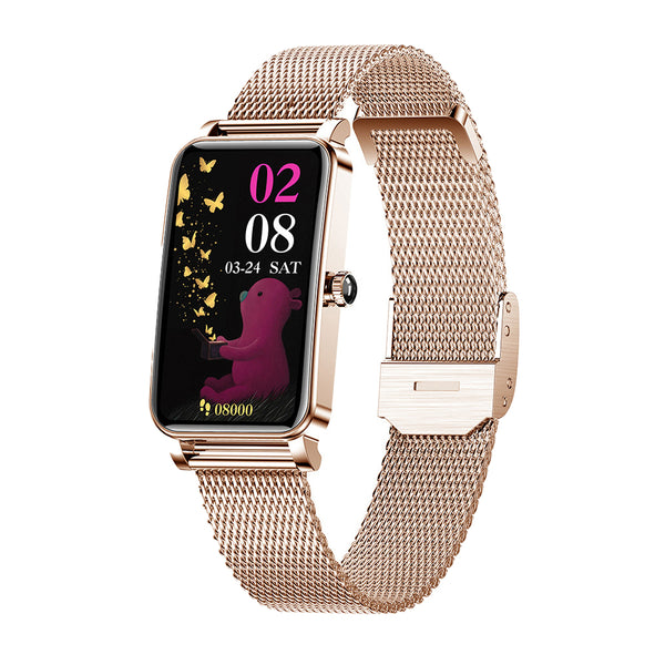 Smart Watch for Women Fitness Tracker Sport Bracelet for Android iOS Phones Gold