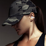 Bone Conduction Wireless Bluetooth Earphones Ear Clip Style Sport Headphones White