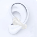 Bone Conduction Wireless Bluetooth Earphones Ear Clip Style Sport Headphones White