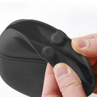 Pet Dog Silicone Training Treat Bag with Clip Pet Feeder Black