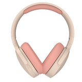 Foldable Wireless Bluetooth Stereo Over Ear Headphone Pink