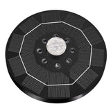 Solar Fountain Pump Solar Powered Floating Water Fountain with 7 Nozzles
