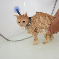 Pet Bath Tether with Suction Cup Dog Cat Bath Collar Pet Supply