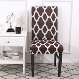 2Pcs Elastic Chair Covers Dining Chair Protective Covers Stretch Chair Slipcovers Coffee