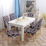2Pcs Elastic Chair Covers Dining Chair Protective Covers Stretch Chair Slipcovers Coffee