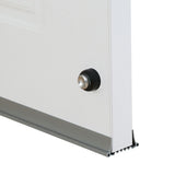 Door Draft Stopper Door Bottom Weather Stripping Cuttable Weather Stripping Door Seal Grey