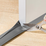 Door Draft Stopper Door Bottom Weather Stripping Cuttable Weather Stripping Door Seal Grey