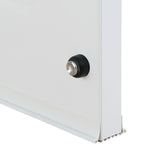 Door Draft Stopper Door Bottom Weather Stripping Cuttable Weather Stripping Door Seal White