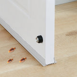 Door Draft Stopper Door Bottom Weather Stripping Cuttable Weather Stripping Door Seal White