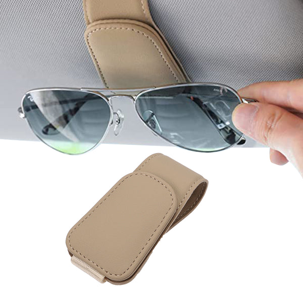 Magnetic Sunglass Holder Sunglasses Clip for Car Visor Khaki