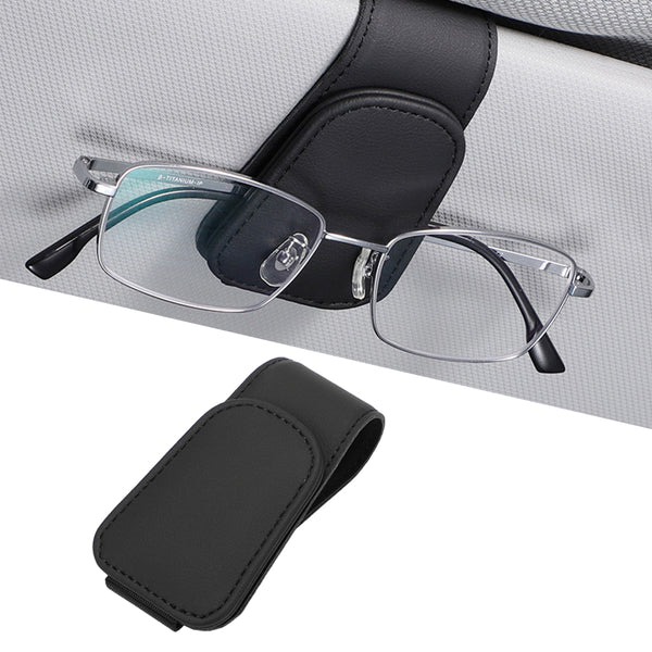 Magnetic Sunglass Holder Sunglasses Clip for Car Visor Black